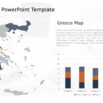 Greece Map PowerPoint Template 07 & Google Slides Theme