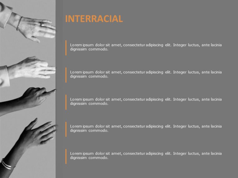 Interracial Culture PowerPoint Template