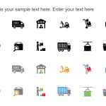 logistics Transport Icons PowerPoint Template & Google Slides Theme