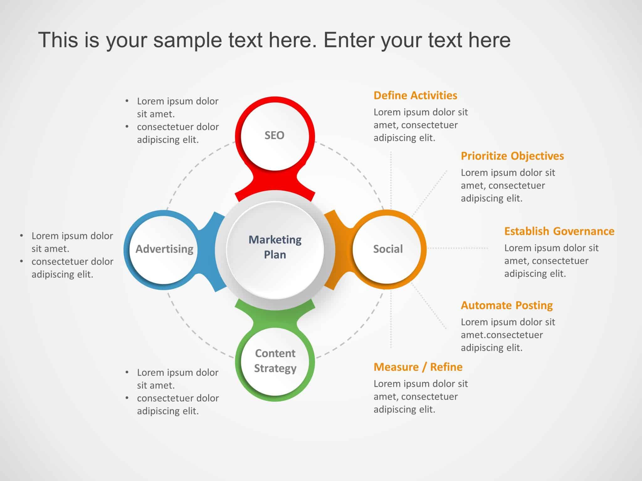 Digital Marketing Plan PowerPoint Template SlideUpLift