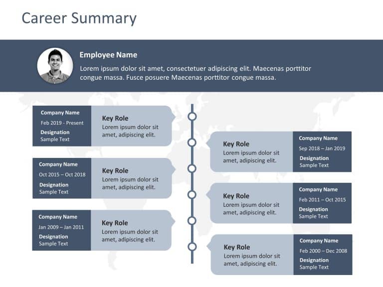 Career Summary PowerPoint Template & Google Slides Theme