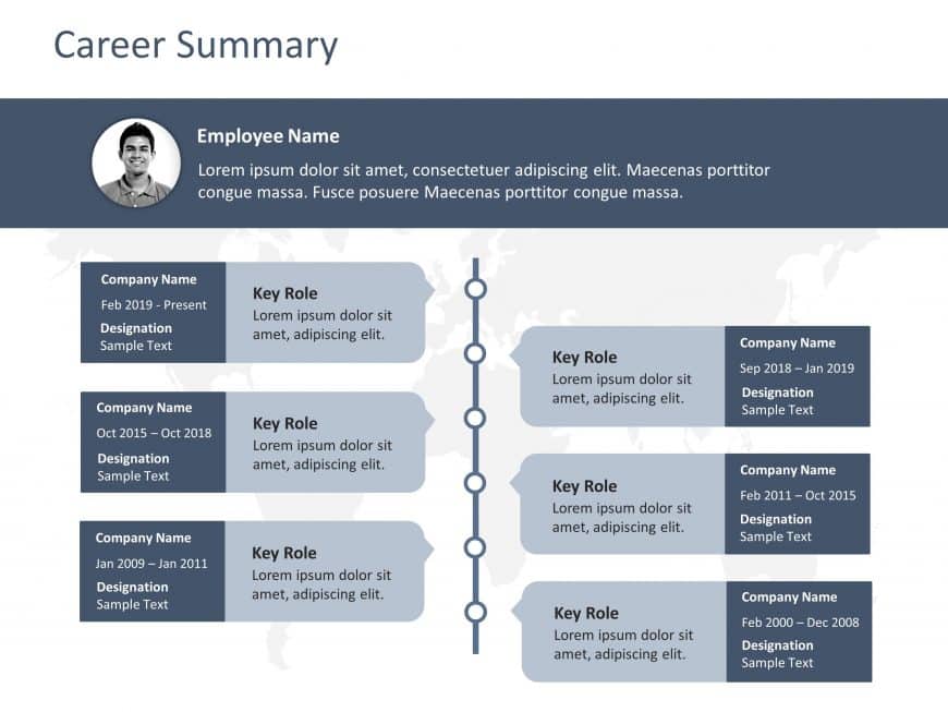 Career Summary PowerPoint Template