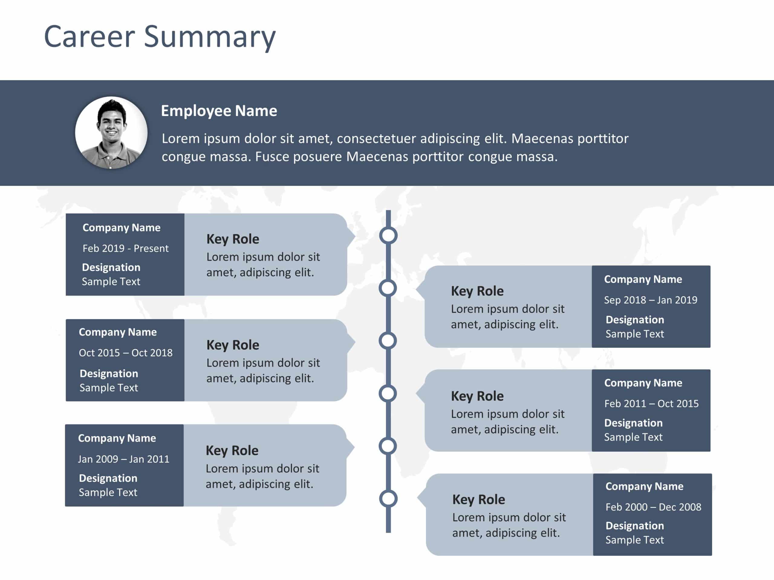 Career Summary PowerPoint Template & Google Slides Theme