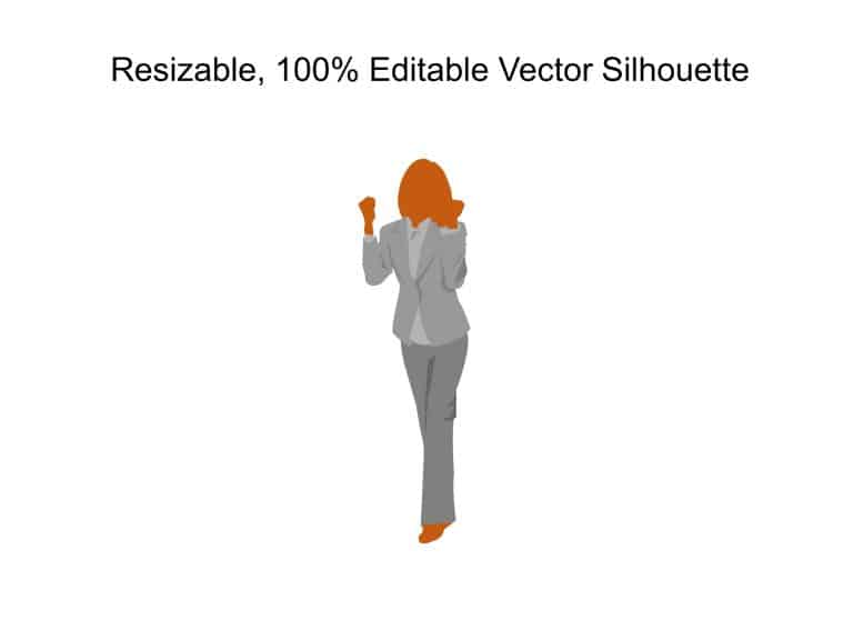 Accomplishment Silhouette PowerPoint Template & Google Slides Theme
