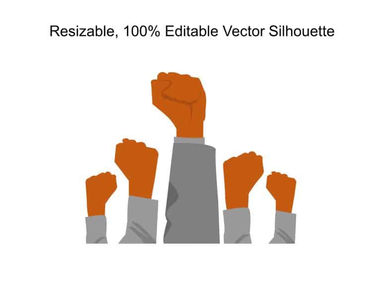 Achievements Silhouette PowerPoint Template & Google Slides Theme