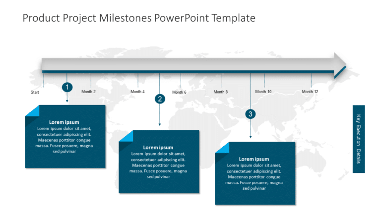 Product Project Milestones PowerPoint Template & Google Slides Theme