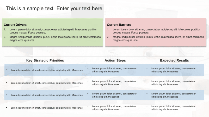 Product Status Summary Slide PowerPoint Template