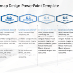product roadmap design PowerPoint Template & Google Slides Theme