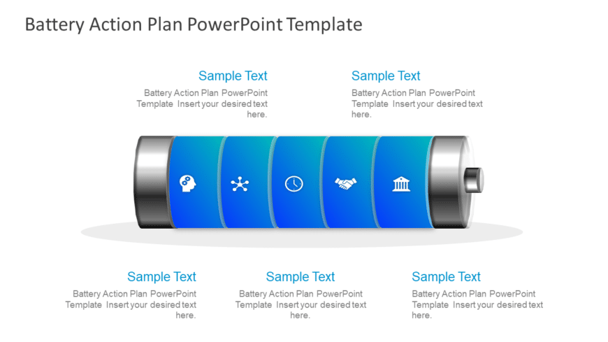 Battery Action Plan PowerPoint Template