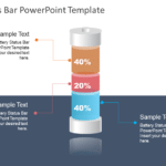 Battery Status Bar PowerPoint Template & Google Slides Theme