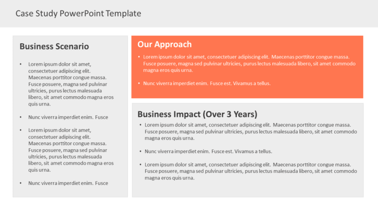 Case Study PPT 2 PowerPoint Template & Google Slides Theme