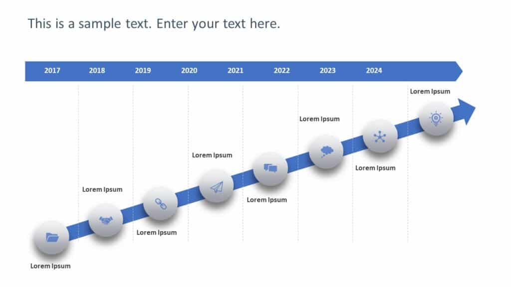 create a timeline on powerpoint