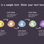 Chalk Process Flow PowerPoint Template & Google Slides Theme