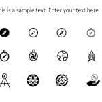 Compass Icons PowerPoint Template & Google Slides Theme