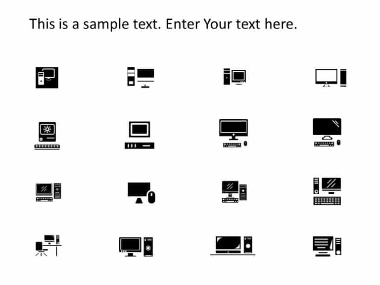 Computer Icons PowerPoint Template & Google Slides Theme
