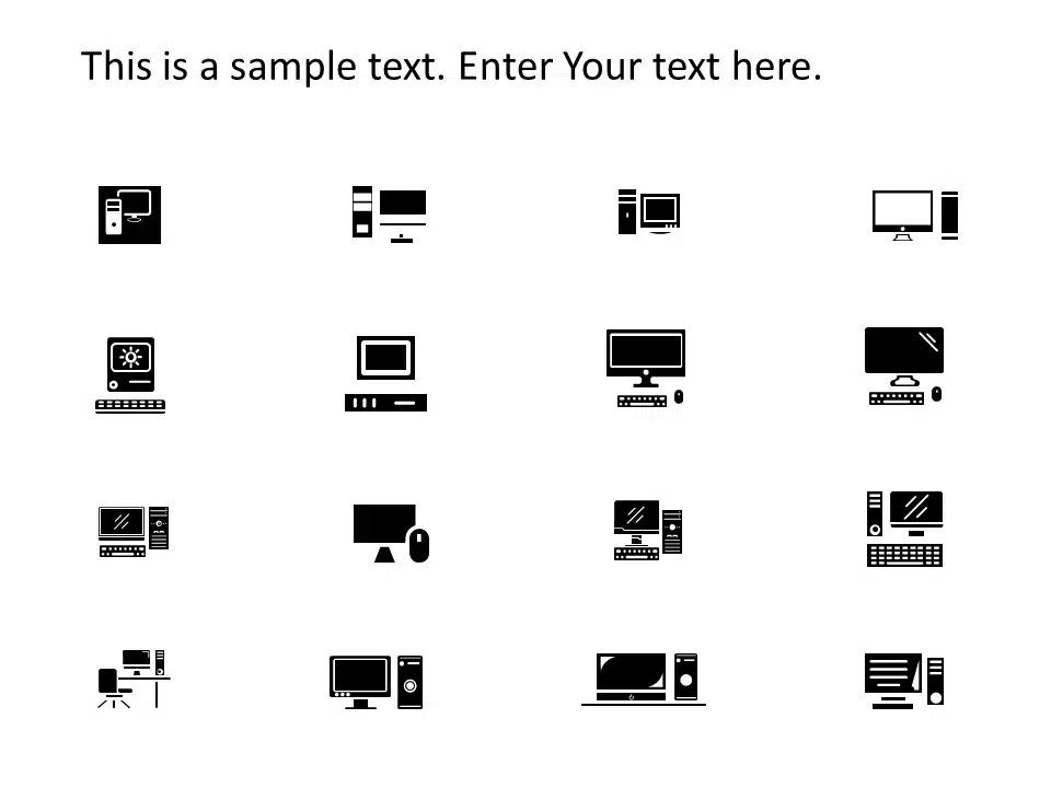 Computer Icons PowerPoint Template & Google Slides Theme