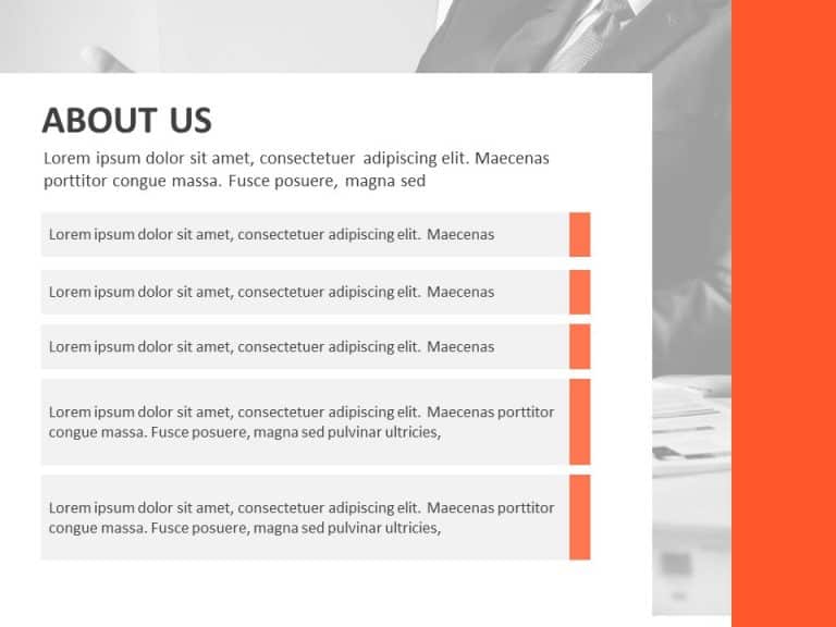 About US PPT PowerPoint Template