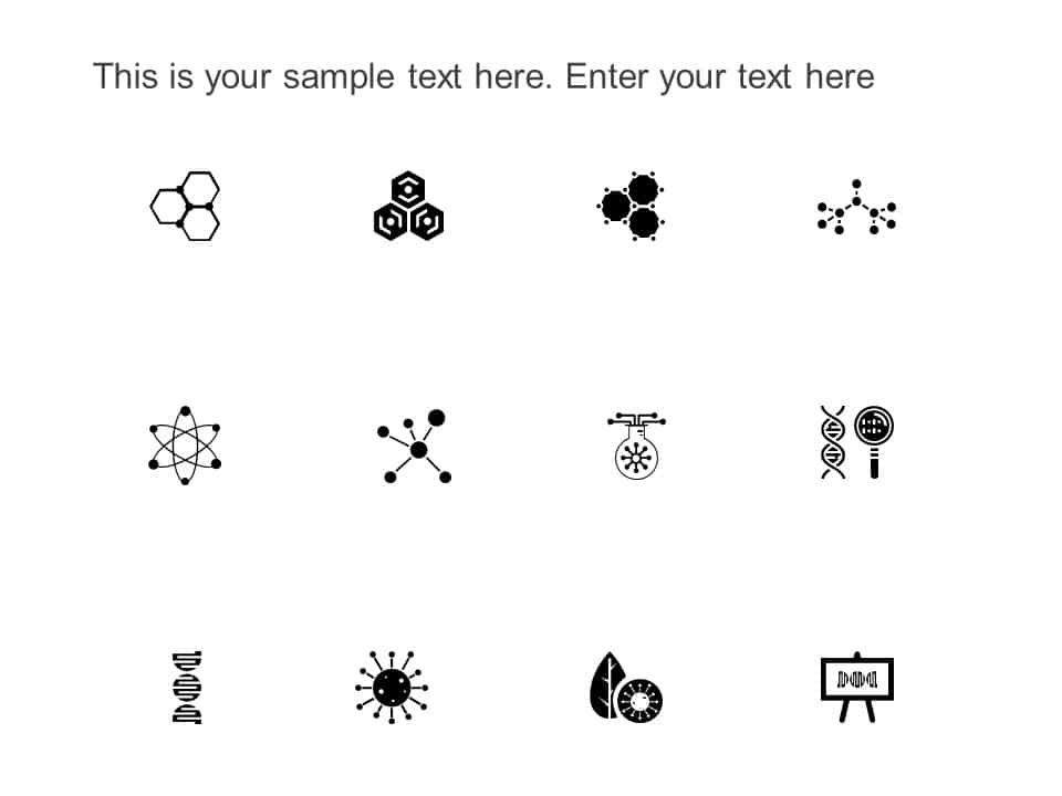 Science Icons PowerPoint Template