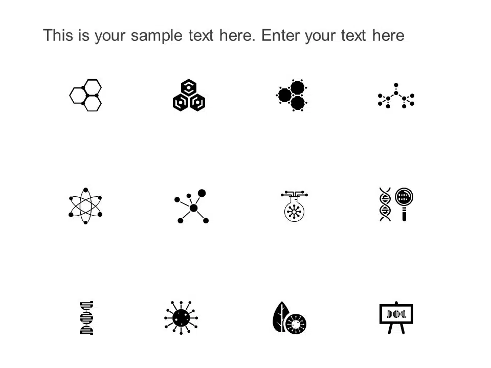 Science Icons PowerPoint Template & Google Slides Theme