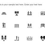 Test Tube Rack Icon 1 PowerPoint Template