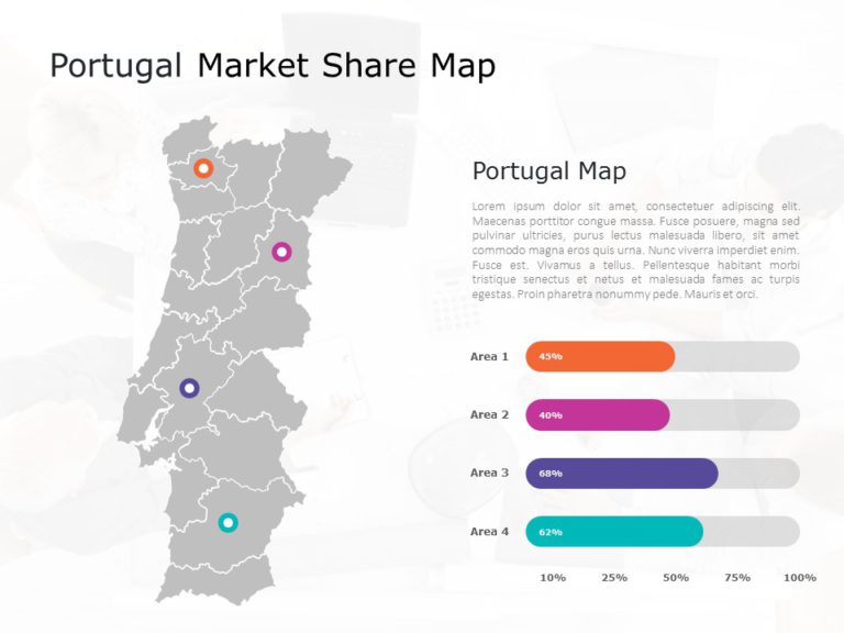 Portugal Map PowerPoint Template 01