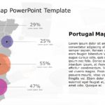 Portugal Map PowerPoint Template 08 & Google Slides Theme