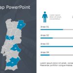 Portugal Map PowerPoint Template 09 & Google Slides Theme