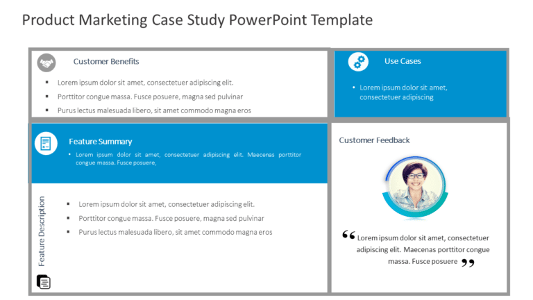 Product Marketing Case Study PowerPoint Template & Google Slides Theme