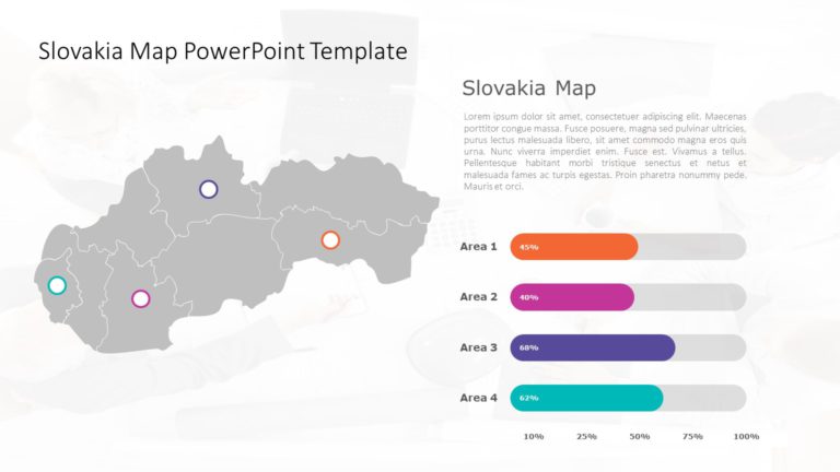 Slovakia Map PowerPoint Template 01 & Google Slides Theme