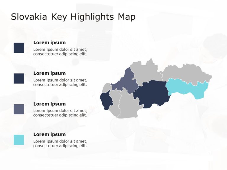 Slovakia Map PowerPoint Template 03