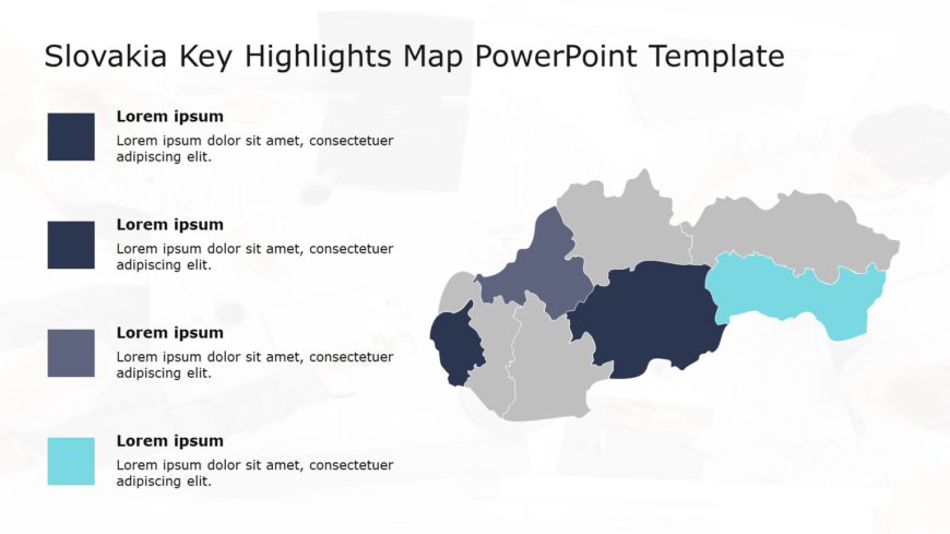 Slovakia Map PowerPoint Template 03