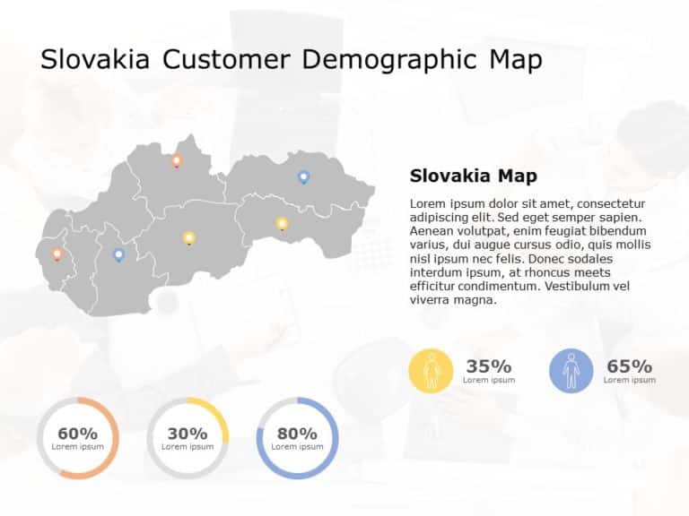 Slovakia Map PowerPoint Template 04