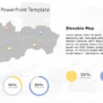 Slovakia Map PowerPoint Template 04 & Google Slides Theme