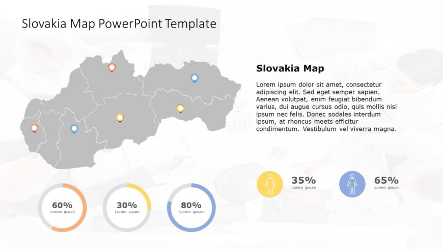 Slovakia Map PowerPoint Template 04