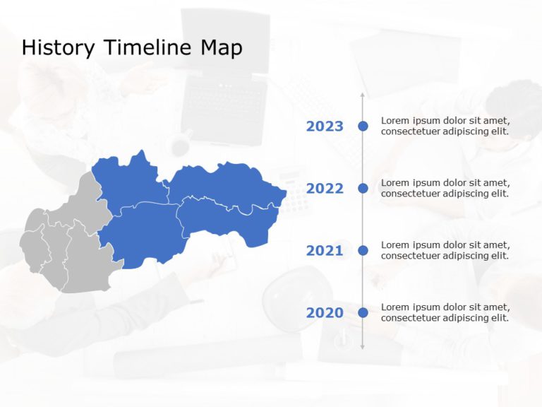 Slovakia Map PowerPoint Template 05 & Google Slides Theme