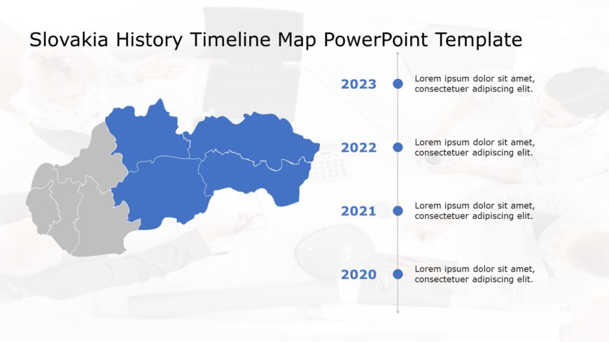 Slovakia Map PowerPoint Template 05