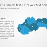 Slovakia Map PowerPoint Template 06 & Google Slides Theme