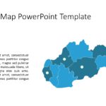 Slovakia Map PowerPoint Template 06 & Google Slides Theme