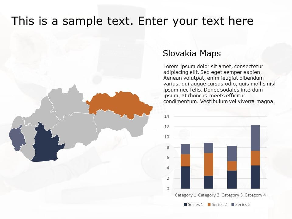 Slovakia Map PowerPoint Template 07