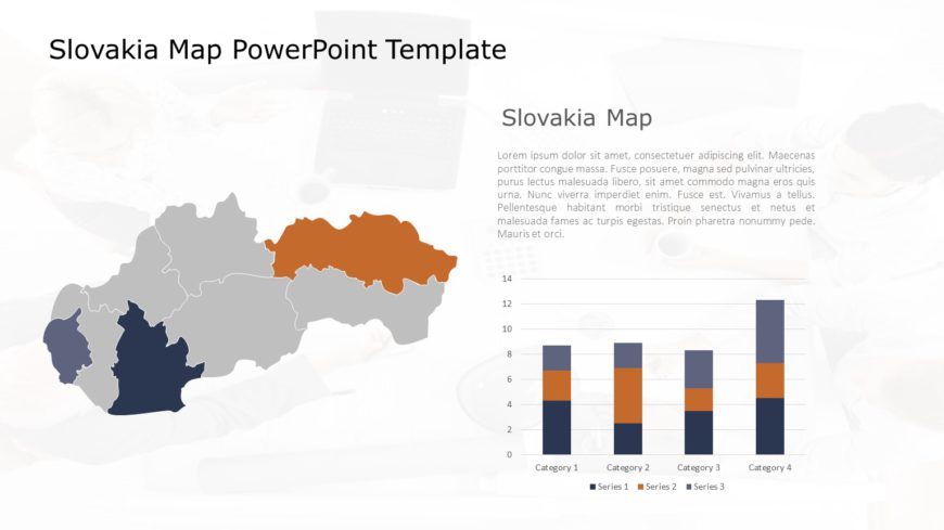 Slovakia Map PowerPoint Template 07