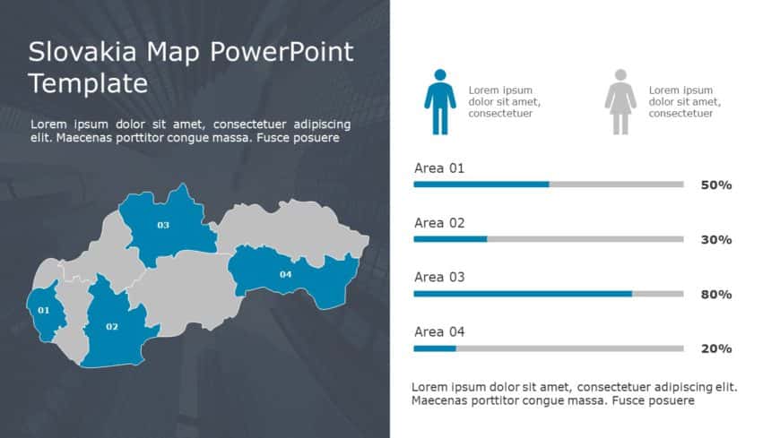 Slovakia Map PowerPoint Template 09