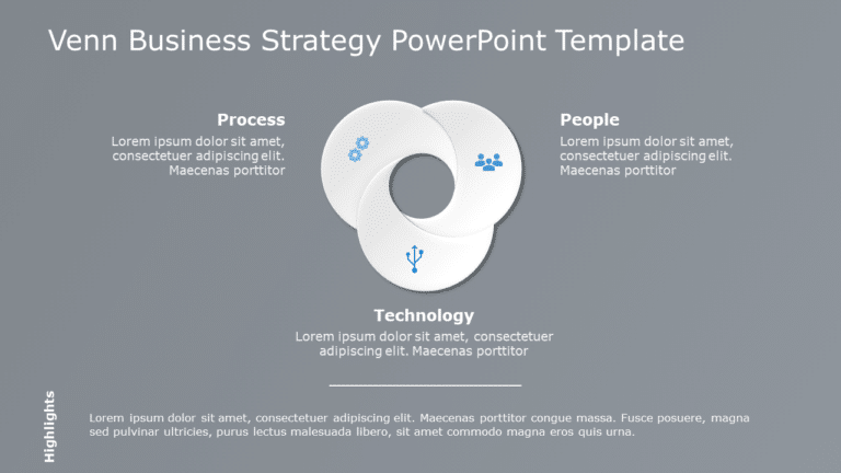 Venn Business Strategy 02 PowerPoint Template & Google Slides Theme