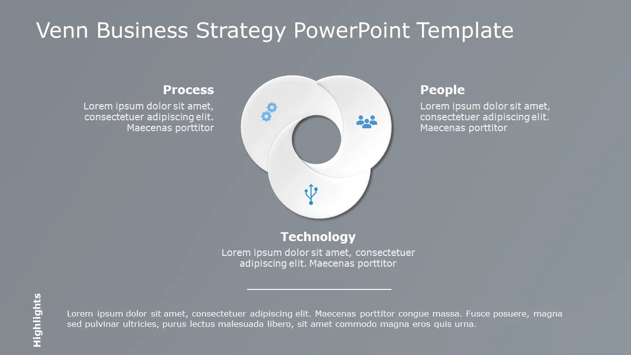 Venn Business Strategy 02 PowerPoint Template & Google Slides Theme