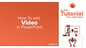 How To Add Video in a PPT | PowerPoint Tutorial