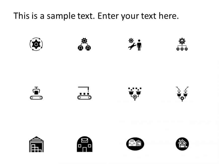 Logistics Supply Chain Icons 1 PowerPoint Template