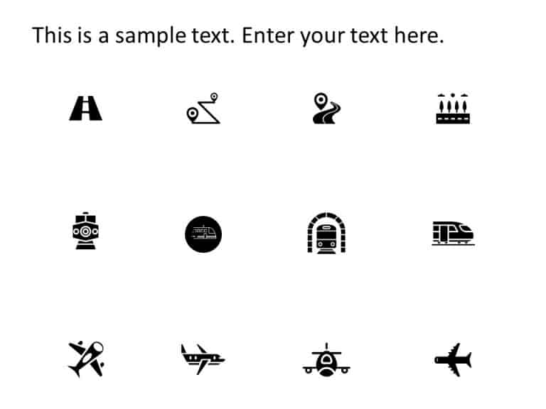 Logistics Supply Chain Icons 2 PowerPoint Template & Google Slides Theme