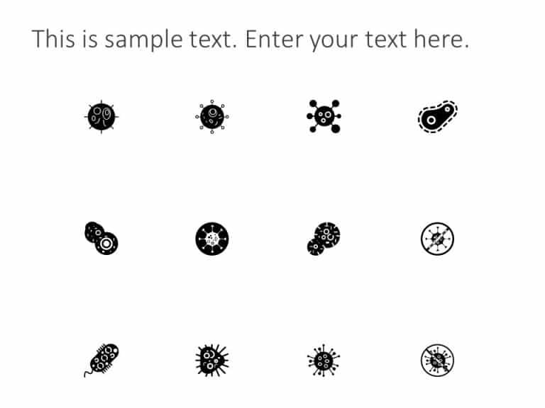 Corona Virus Icons PowerPoint Template & Google Slides Theme