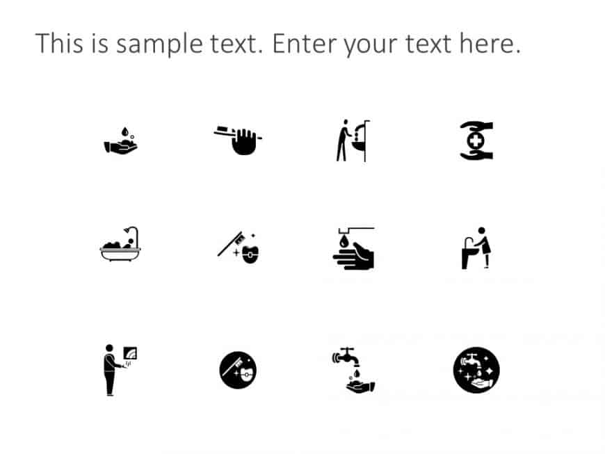 Hygiene Icons PowerPoint Template