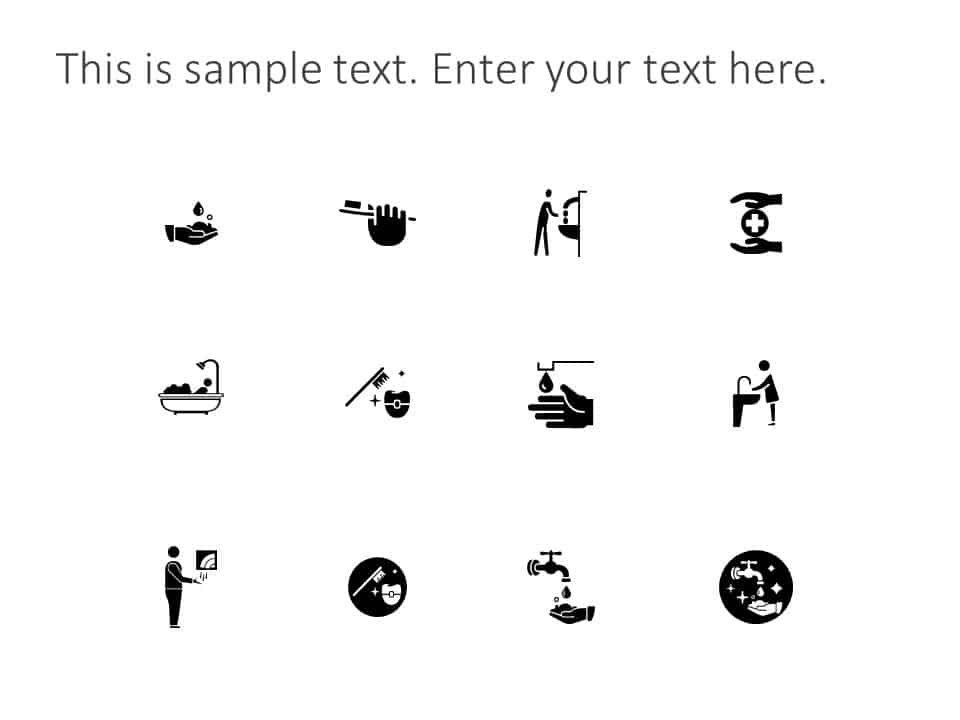 Hygiene Icons PowerPoint Template & Google Slides Theme