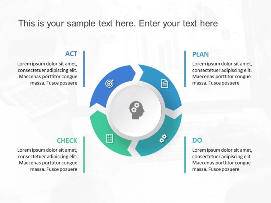 Plan Do Check Act PDCA PowerPoint Template